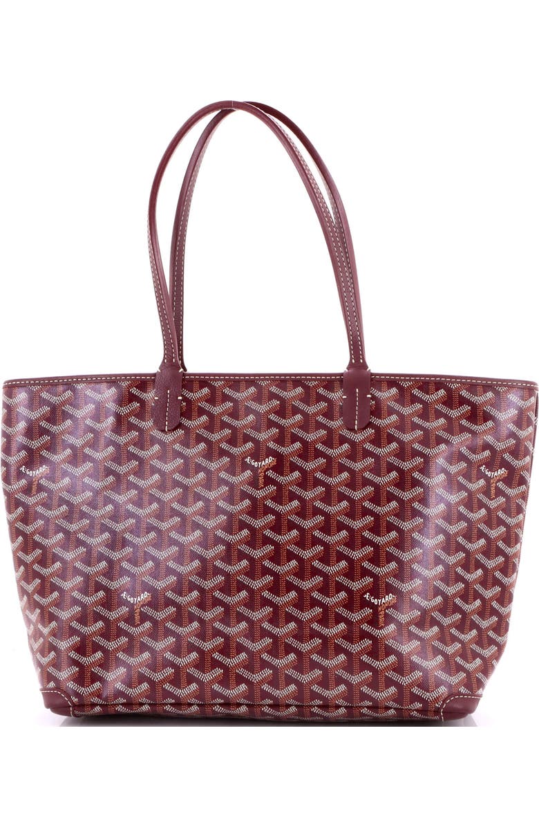 Pre-Owned Goyard Artois Tote Coated Canvas PM, Main, color, Purple