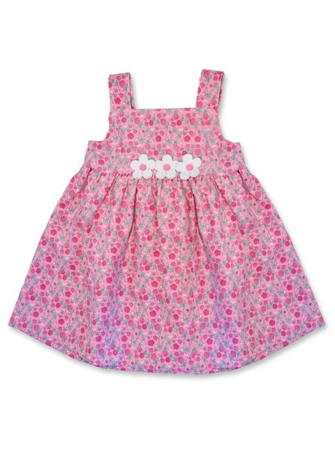 Floral Corduroy Jumper With Flowers (Toddler, Little Kid)