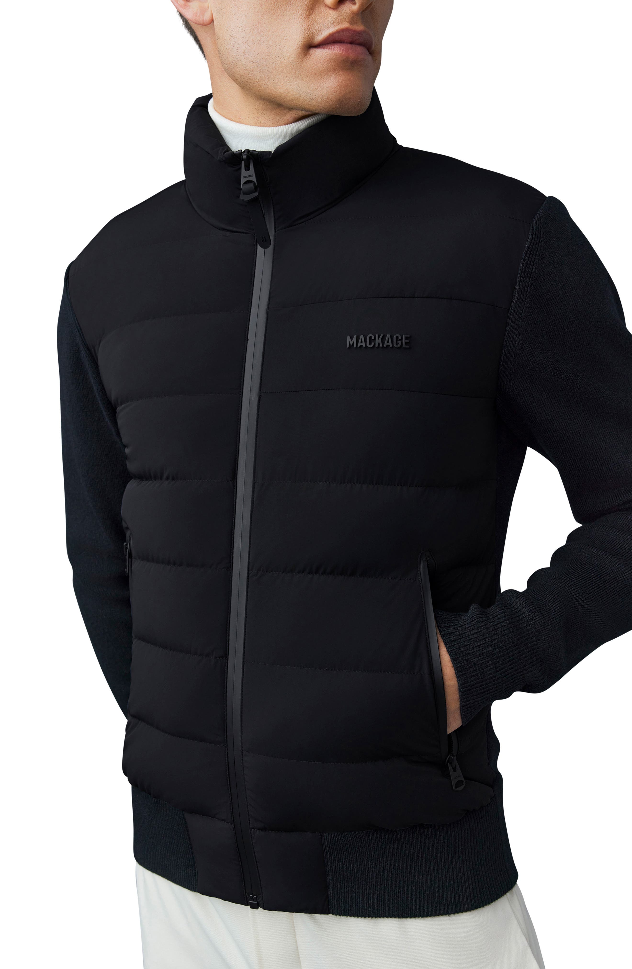 Mackage Haney City Water Resistant 800 Fill Down Hybrid Jacket — фото 4
