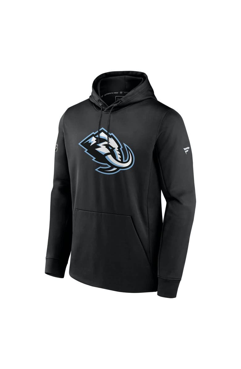 FANATICS Men's Fanatics  Black Utah Mammoth Authentic Pro Rink Fleece Pullover Hoodie, Alternate, color, 