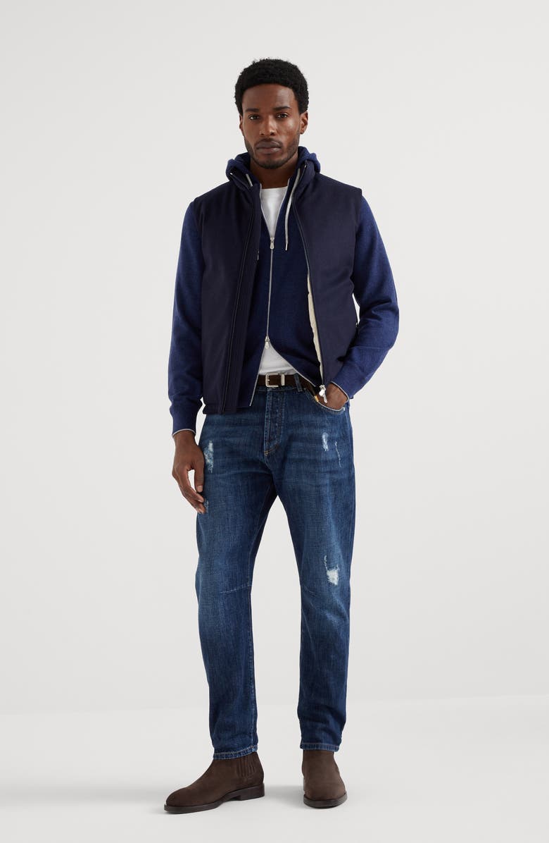 Brunello Cucinelli Sweatshirt-style sweater, Alternate, color, 