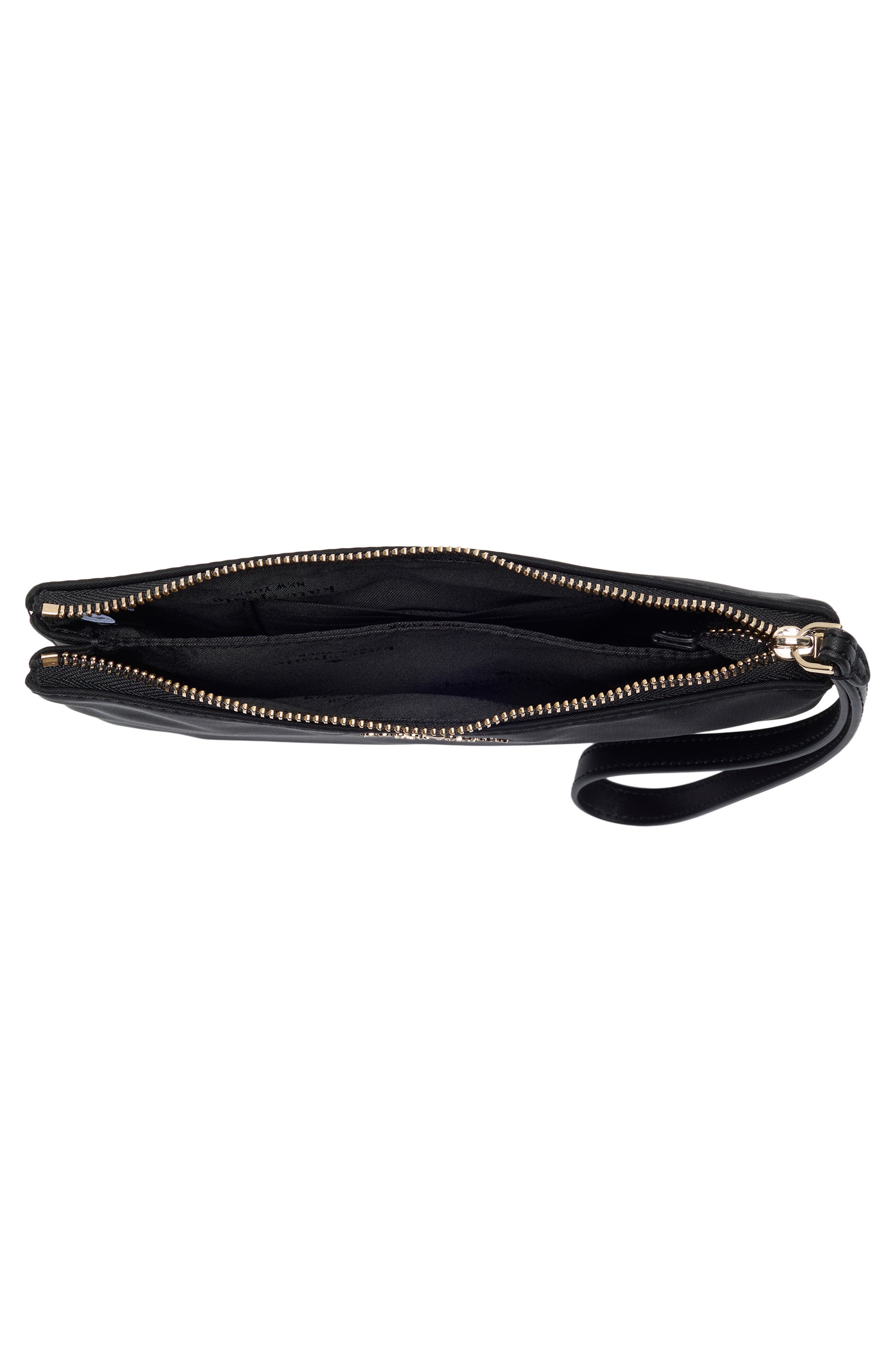 chelsea medium wristlet pouch, Alternate, color, BLACK