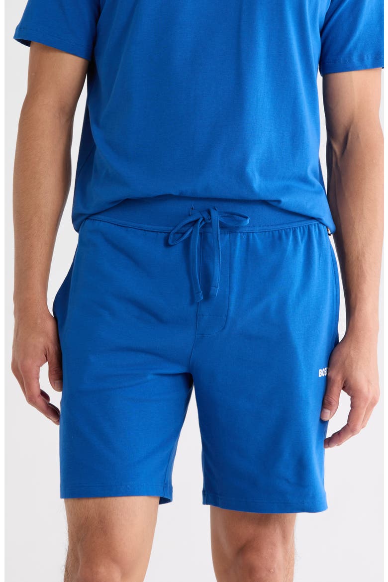 Stretch Cotton Lounge Shorts, Main, color, BT BU