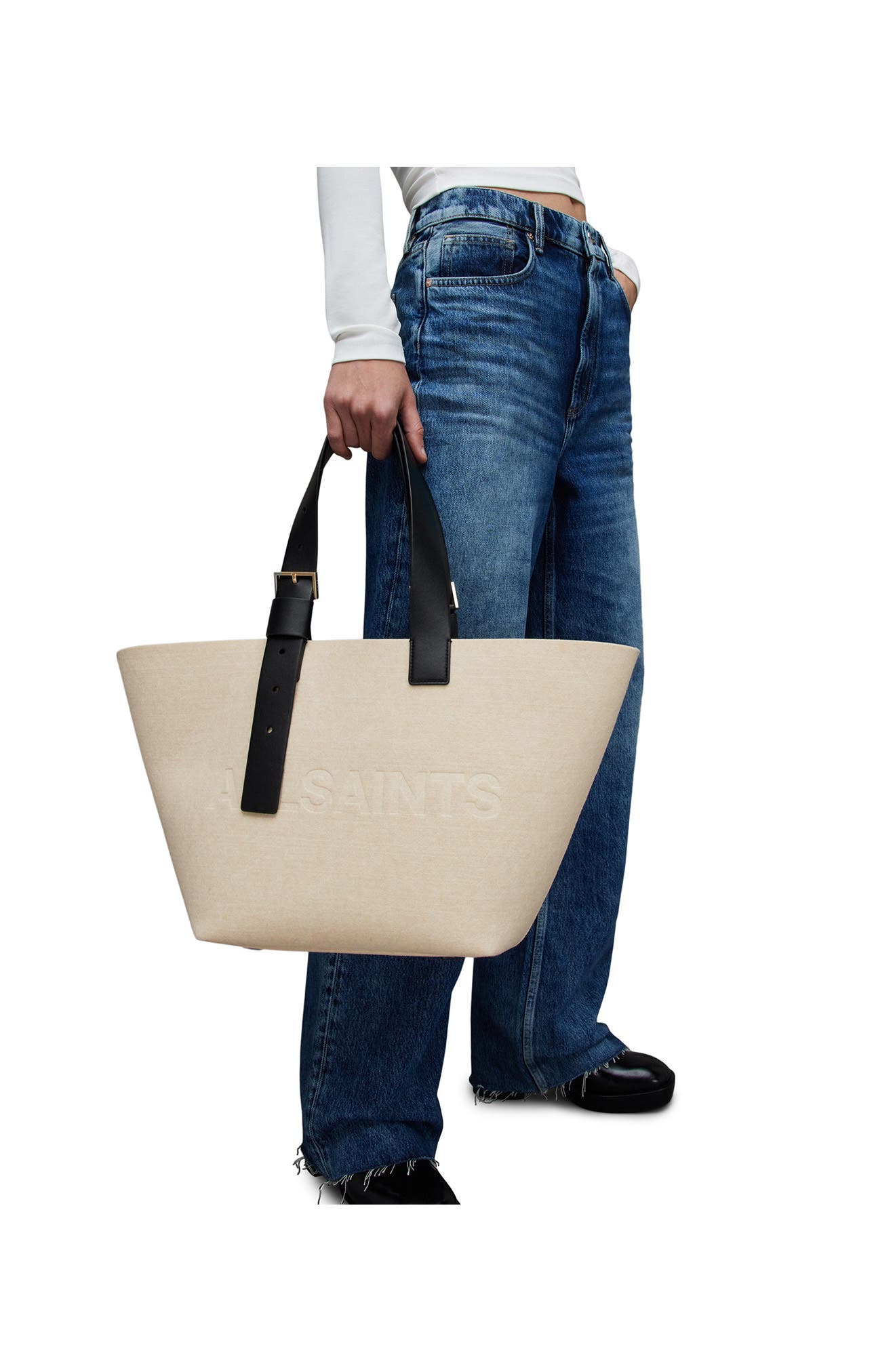 Anik Felt Tote, Alternate, color, ECRU WHITE