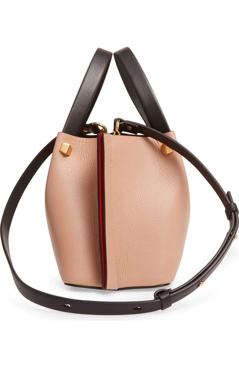 Valentino Garavani Small VLOGO Leather Tote, Alternate, color,