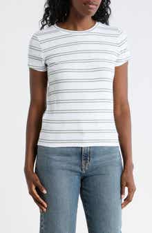 Splendid Stripe Rib T-Shirt