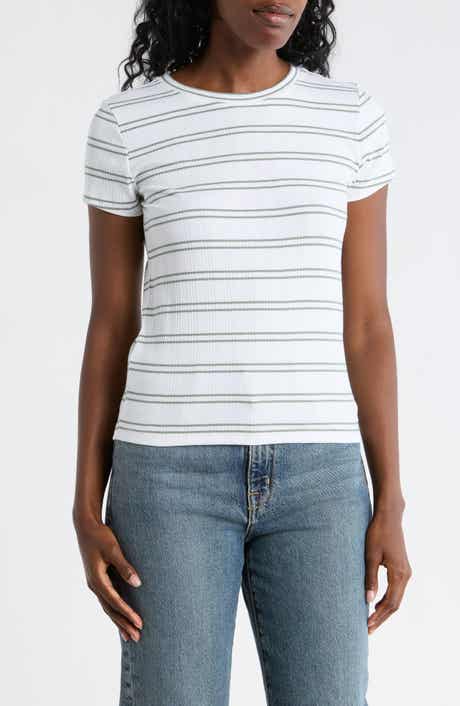 Splendid Stripe Rib T-Shirt