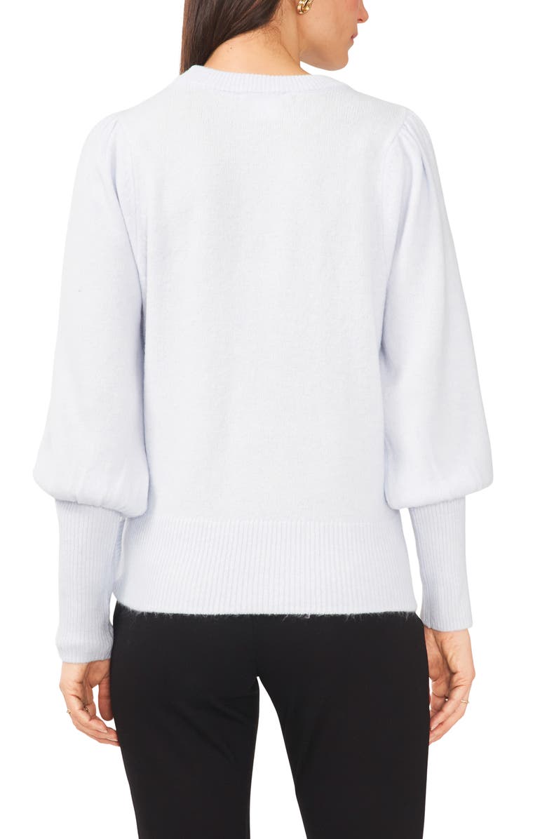 Chaus Cozy Balloon Sleeve Sweater, Alternate, color, Frozen