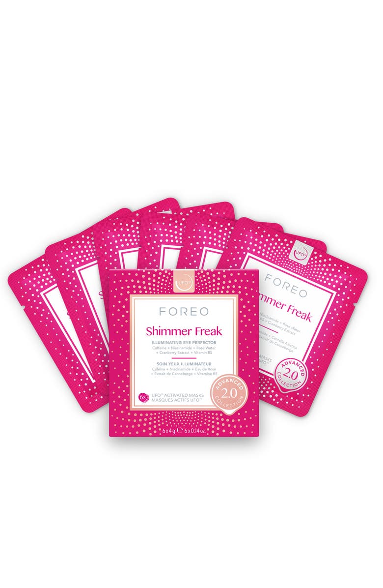 FOREO UFO Masks Shimmer Freak 2.0 x6, Main, color, 