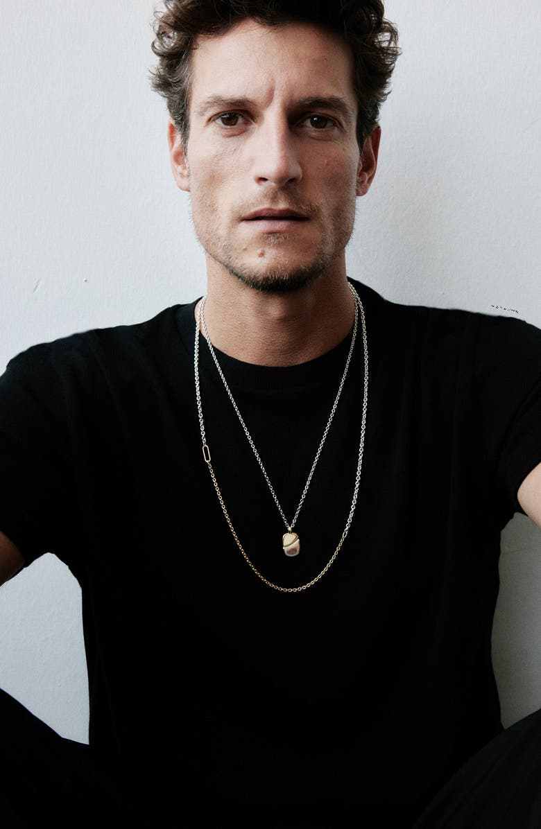 Kloto Equinox Pendant Necklace, Alternate, color, Silver/Gold