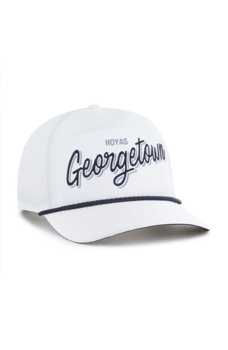 '47 Men's '47  White Georgetown Hoyas Fairway Hitch Adjustable Hat, Alternate, color, 