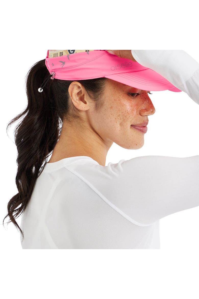 Foldable Ra Cap, Alternate, color, Neon Pink