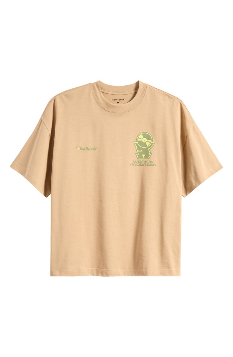 Carhartt Work In Progress Harttronix Oversize Organic Cotton Graphic T-Shirt, Alternate, color,