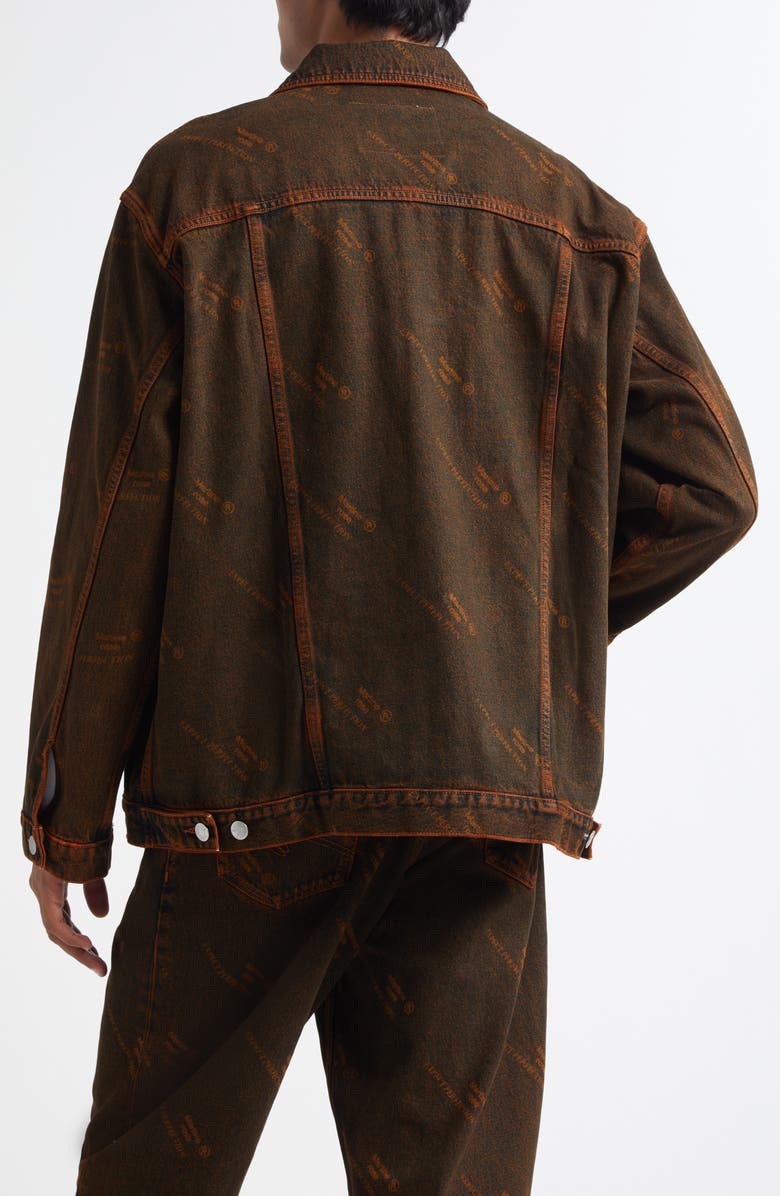 Martine Rose Oversize Denim Trucker Jacket, Alternate, color, 