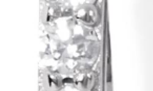 Ana Luisa Suzanne Cubic Zirconia Huggie Hoop Earrings In Metallic