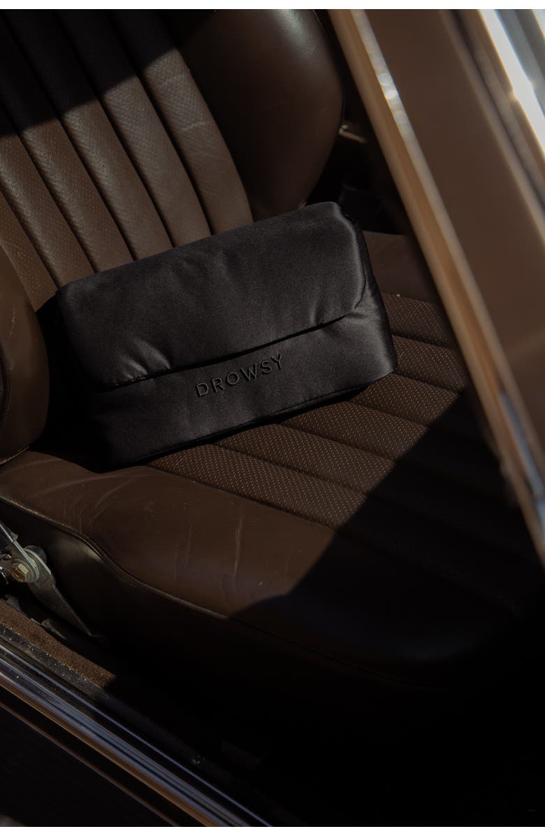 Drowsy Sleep Co. Drowsy Silk Necessaire, Alternate, color, Black Jade