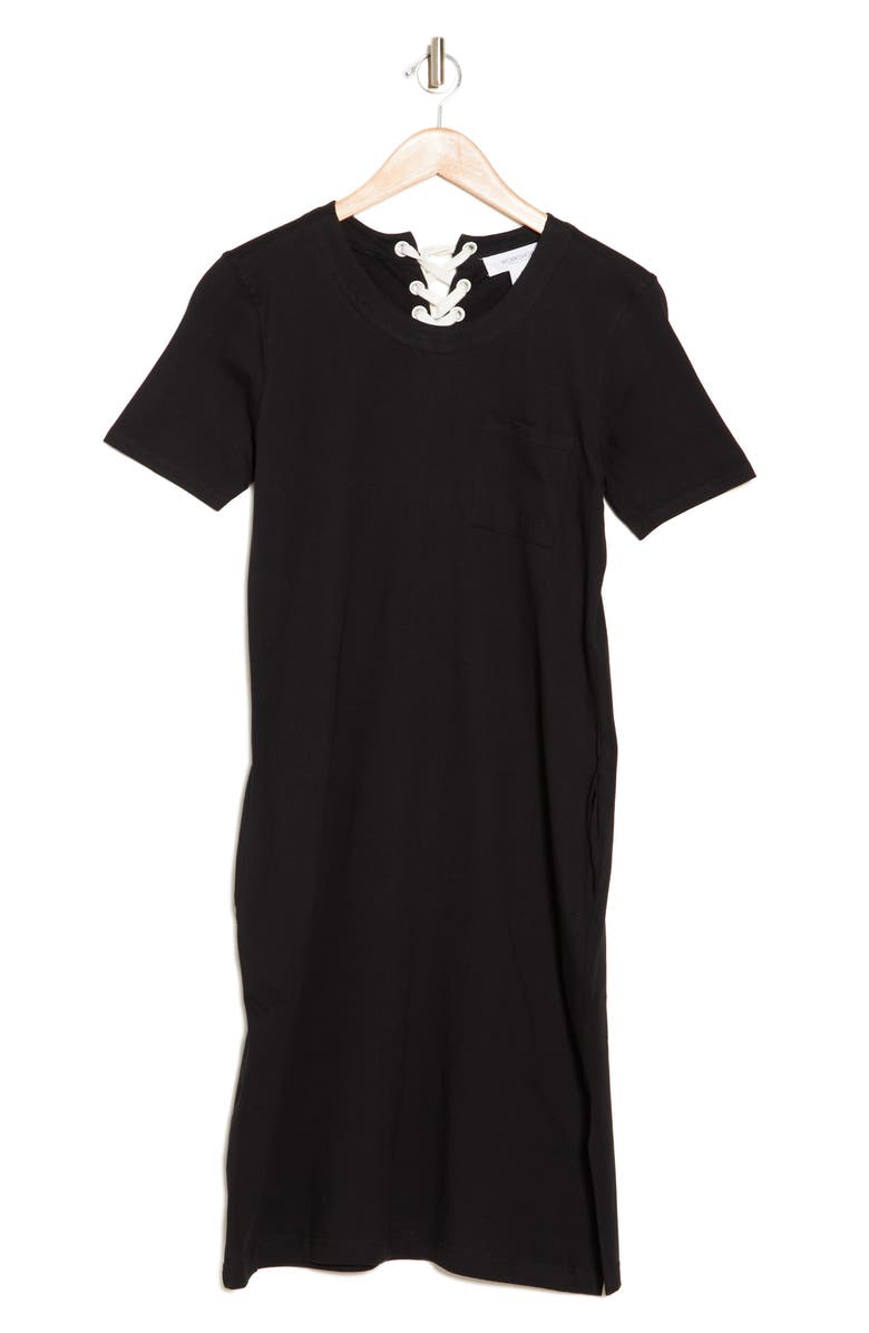 WORKSHOP FOR THE REPUBLIC Crew Neck Short Sleeve Jersey Dress, Alternate, color,