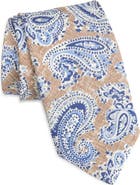 David Donahue Paisley Silk Tie