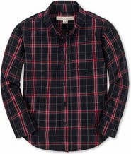 Hope & Henry Kids' Long Sleeve Stretch Poplin Shirt