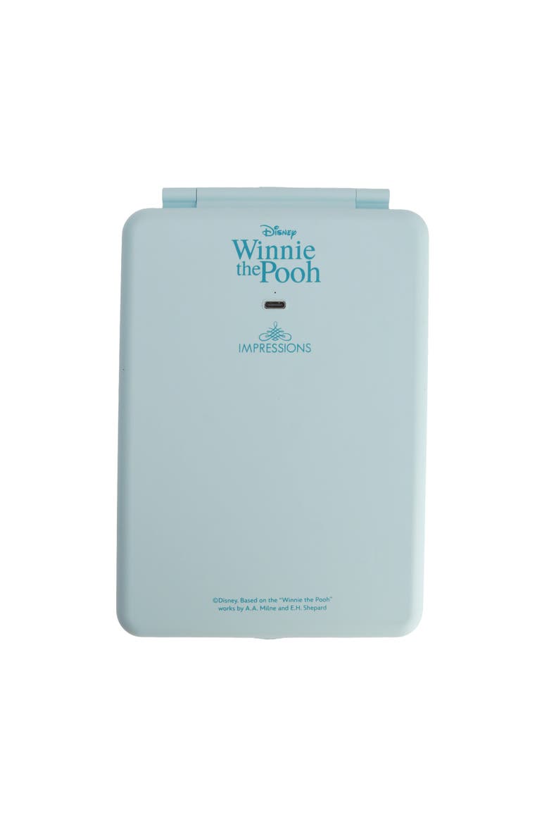 Disney Winnie the Pooh "Classic Swing" Touch Pad Mini LED Makeup Mirror, Alternate, color, Blue