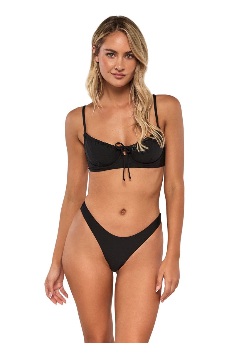 Maddie Bikini Swim Bottoms, Main, color, Black