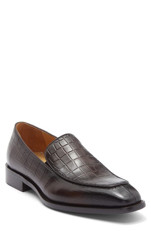 Imperial Croc Embossed Loafer (Men)