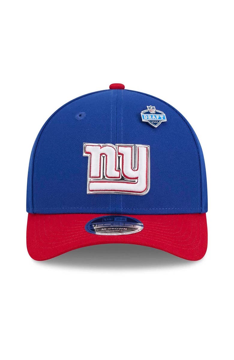 New Era Men's New Era  Royal/Red New York Giants 2026 NFL Draft 9FORTY M-Crown Adjustable Hat, Alternate, color, Royal