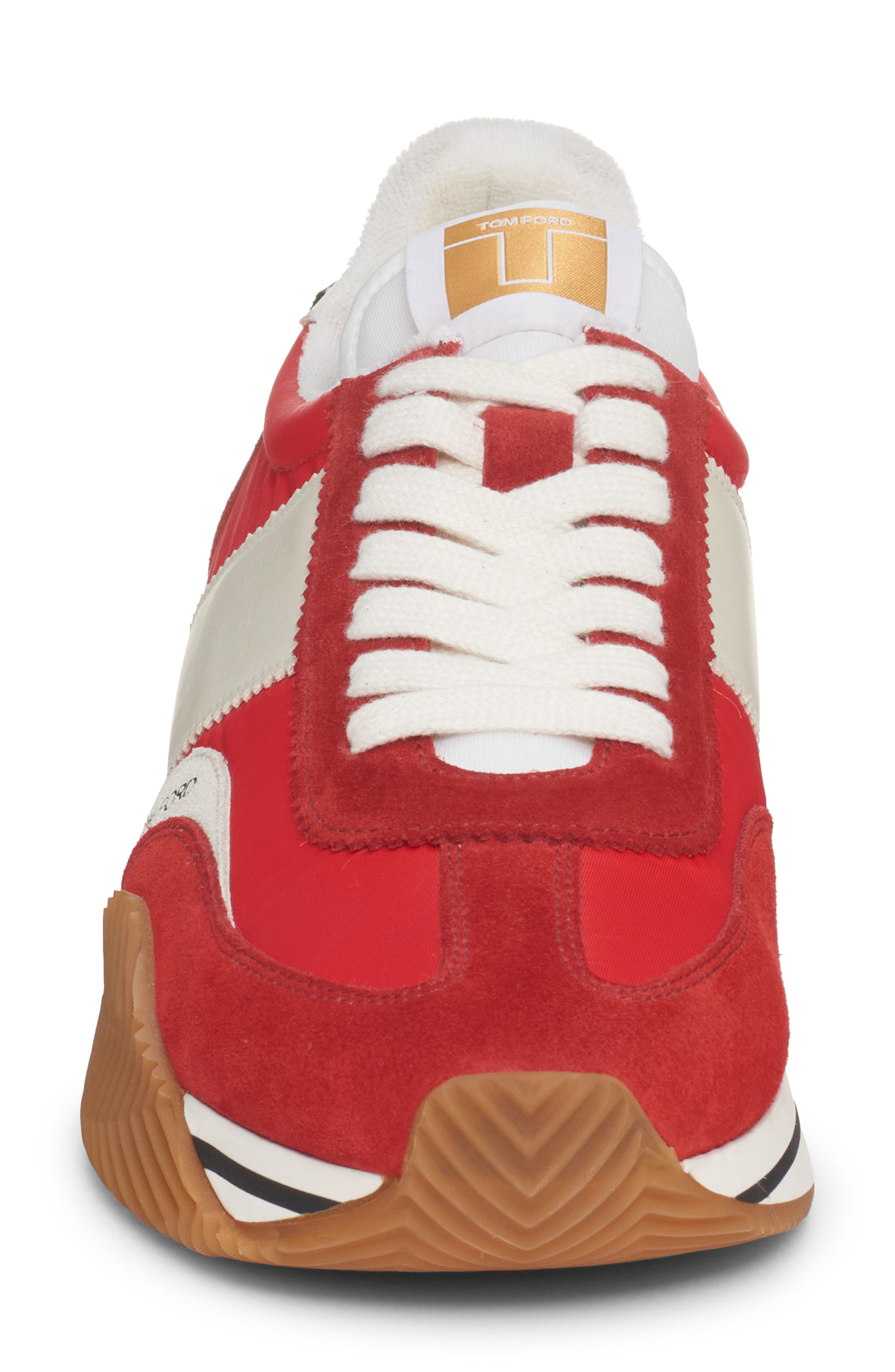TOM FORD James Mixed Media Low Top Sneaker, Alternate, color, 
