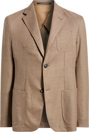 Emporio Armani Textured Virgin Wool Sport Coat