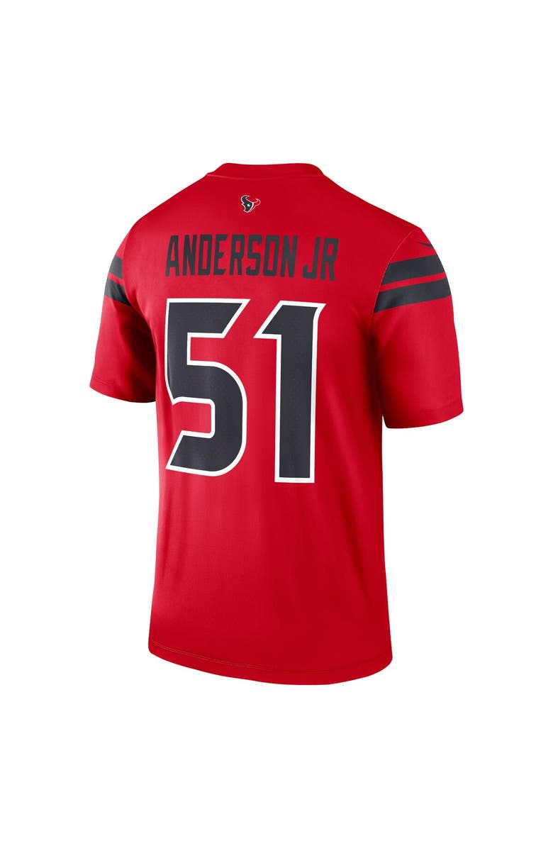 Nike Men's Nike Will Anderson Jr. Red Houston Texans Legend Jersey, Alternate, color, Red