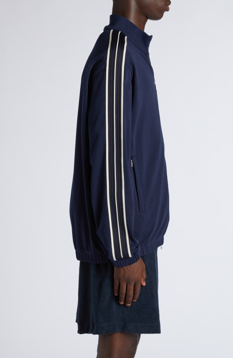Moncler Track Jacket, Alternate, color, Navy