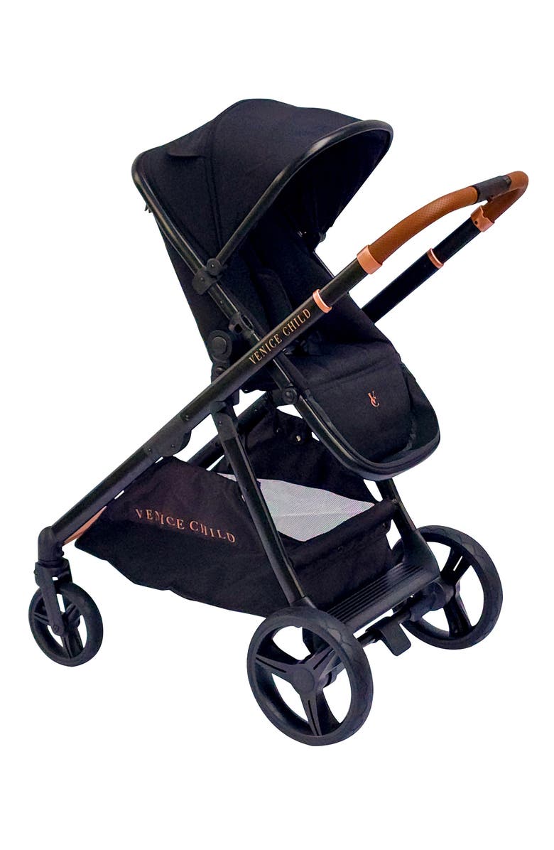 Venice Child Ventura Full Sized Stroller, Alternate, color, Midnight Black