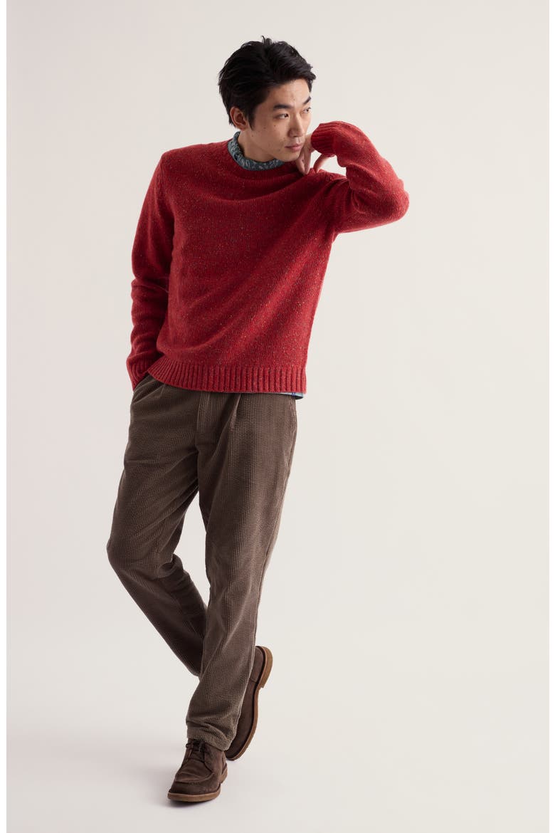Trowan Merino Wool Blend Sweater, Alternate, color, CRAB APPLE