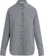 Favorite Daughter The Boyfriend Check Print Woven Shirt