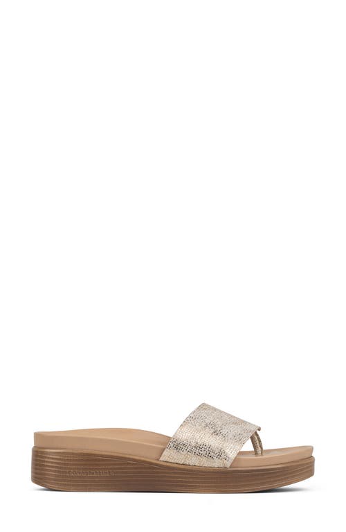 DONALD PLINER DONALD PLINER FIFI PLATFORM WEDGE FLIP FLOP 