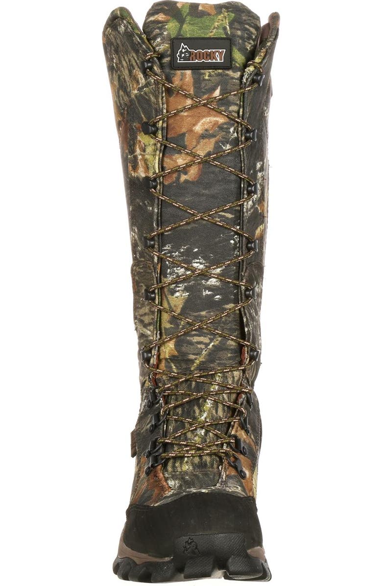Rocky Waterproof Snake Boot, Alternate, color, Mossy Oak Break Up