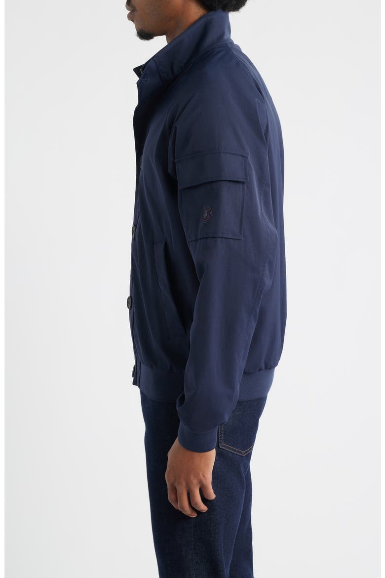 Blade Water Resistant Bomber Jacket, Alternate, color, NAVY BLUE
