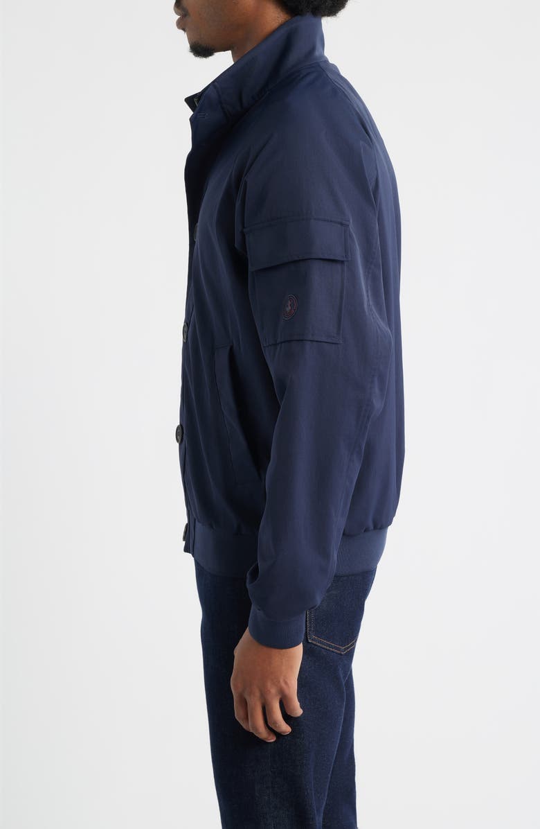 Save The Duck Blade Water Resistant Bomber Jacket, Alternate, color, Navy Blue