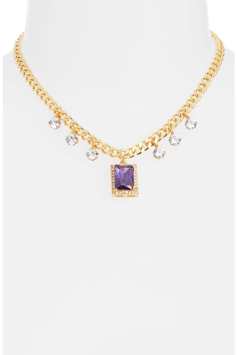 The Vixen Vault Choker, Alternate, color, PURPLE