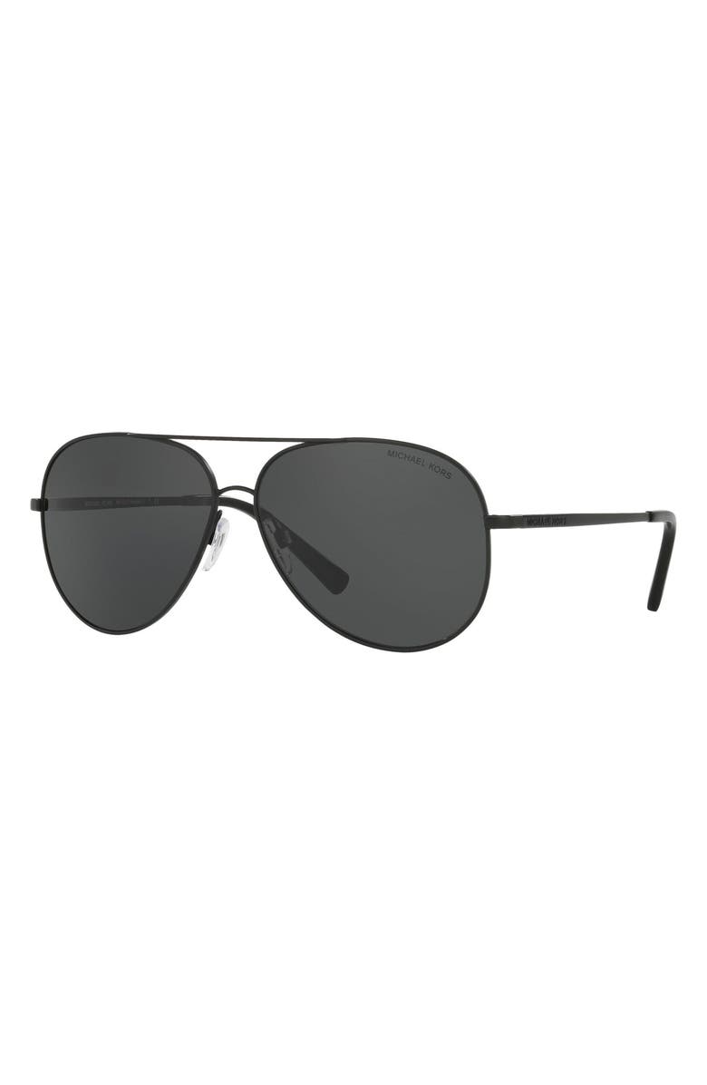 Michael Kors 60mm Pilot Sunglasses, Alternate, color, 