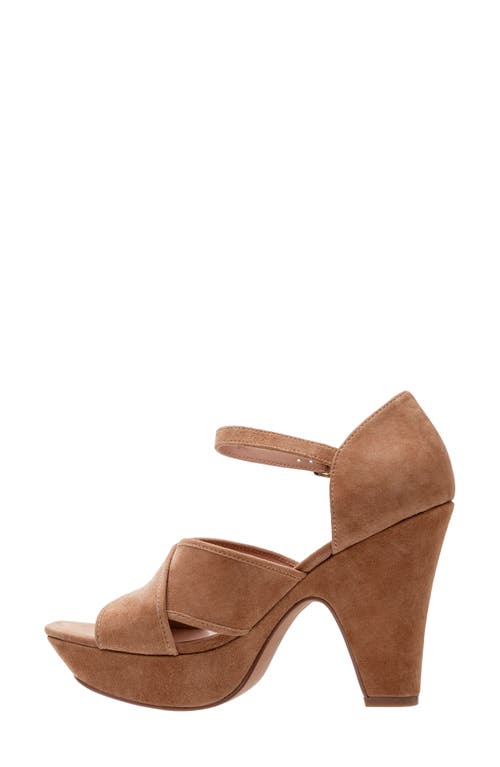 Linea Paolo Imogene Platform Sandal In Tan