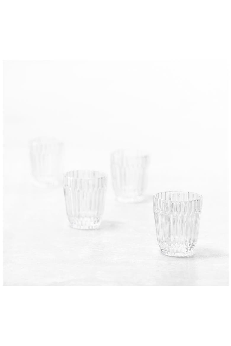 Archie Set of 6 Clear Double Old Fashioned Glasses, Alternate, color, CLEAR
