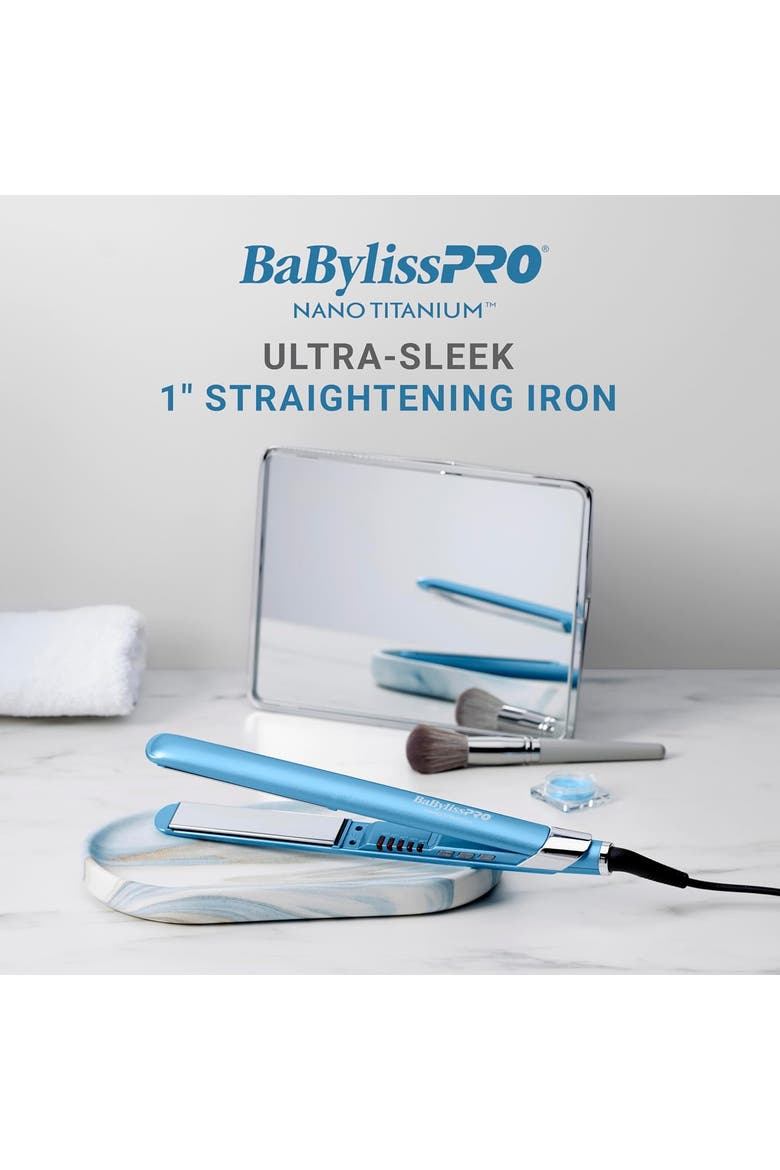 Nano Titanium 1" Ultra-Sleek Straightener, Alternate, color, Blue
