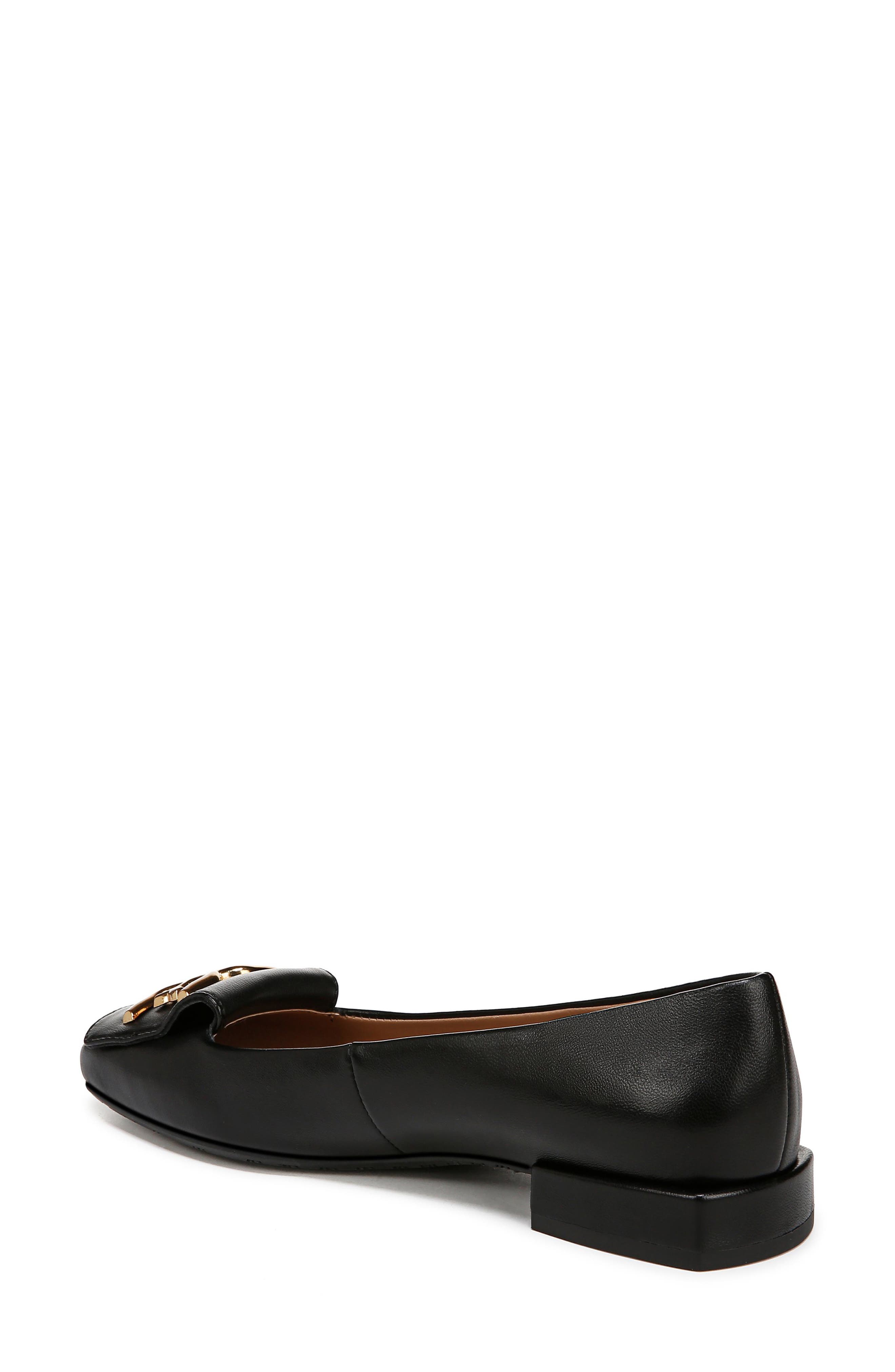 Sam Edelman Emina Square Toe Flat, Alternate, color, Black