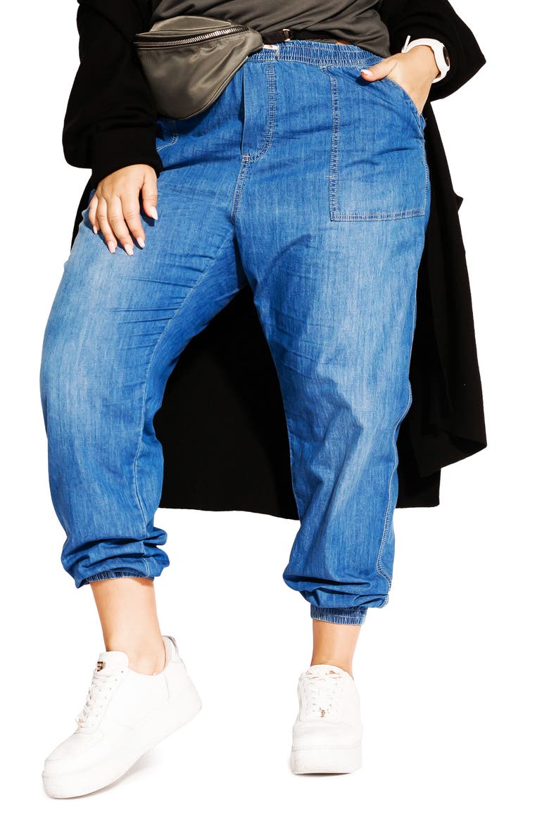 Jogger Jeans, Main, color, DENIM