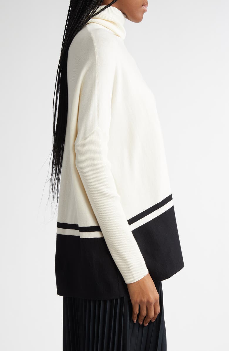 Reiss Sophia Pattern Turtleneck Sweater, Alternate, color, 