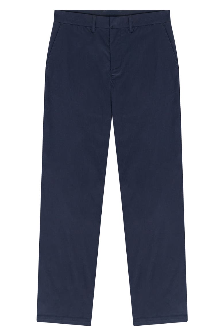 Flat Front Cotton Blend Chinos, Main, color, NAVY