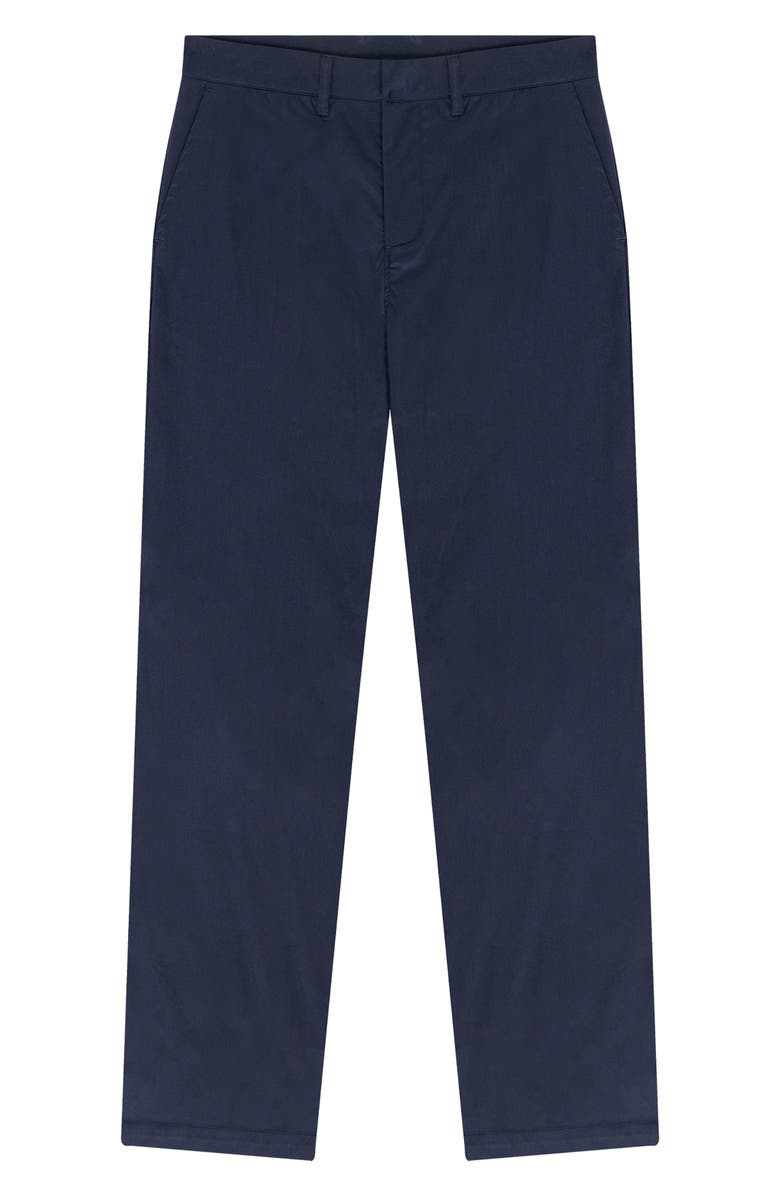 Quiet Golf Flat Front Cotton Blend Chinos, Main, color, 