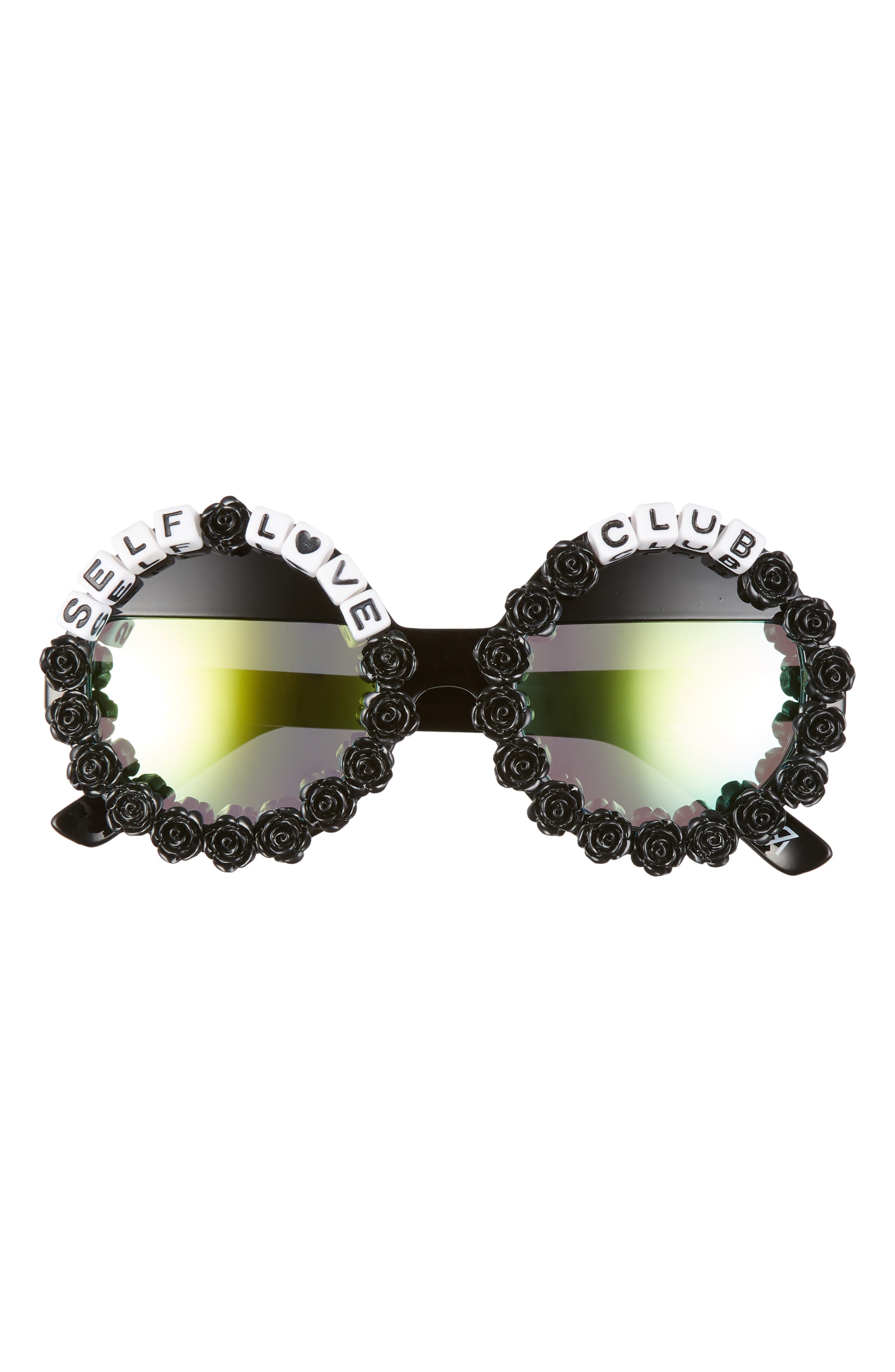 BLACK/ GREEN MIRRORED
