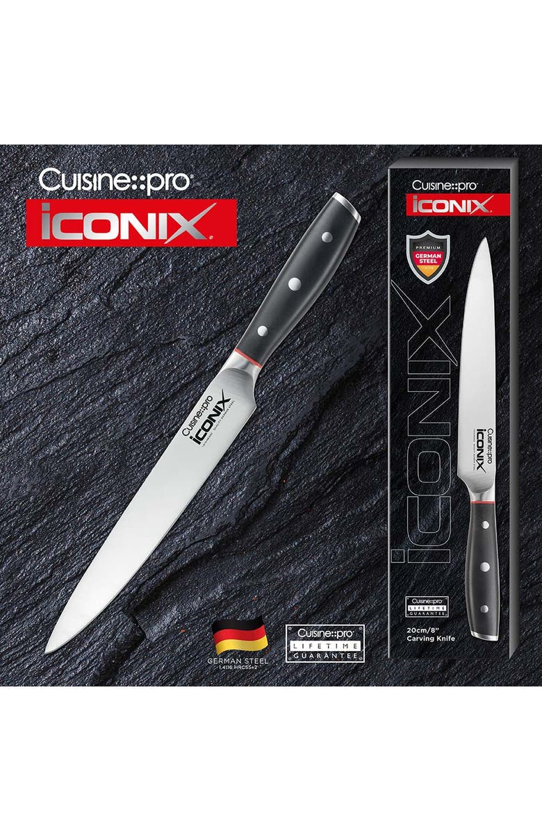 Cuisine::pro<sup>®</sup> iconiX<sup>®</sup> 8" Carving Knife, Alternate, color, Black